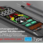 USB rechargeable multimeter