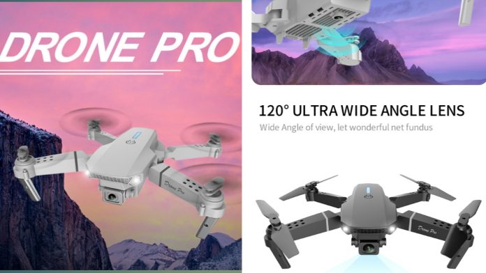 E88Pro RC Drone 4K Professional with 1080P Wide Angle HD Camera