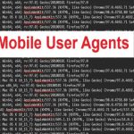 Mobile User Agents