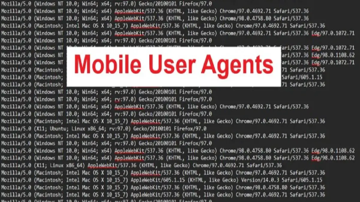 Mobile User Agents